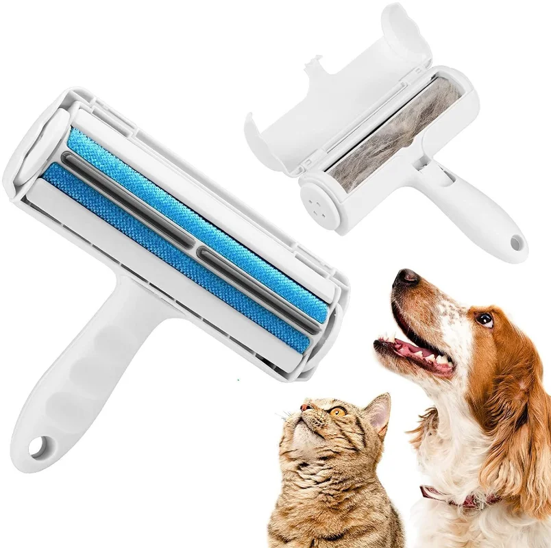 

Pet Hair Remover Roller Dog Cat Hair Cleaning Brush Removing Dog Cat Hair From Furniture Carpets Clothing Self-Cleaning Lint