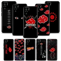 anime naruto logo phone case for redmi 6 6a 7 7a 8 8a 9 9a 9c 9t 10 10c k40 k40s k50 pro plus tpu case bandai