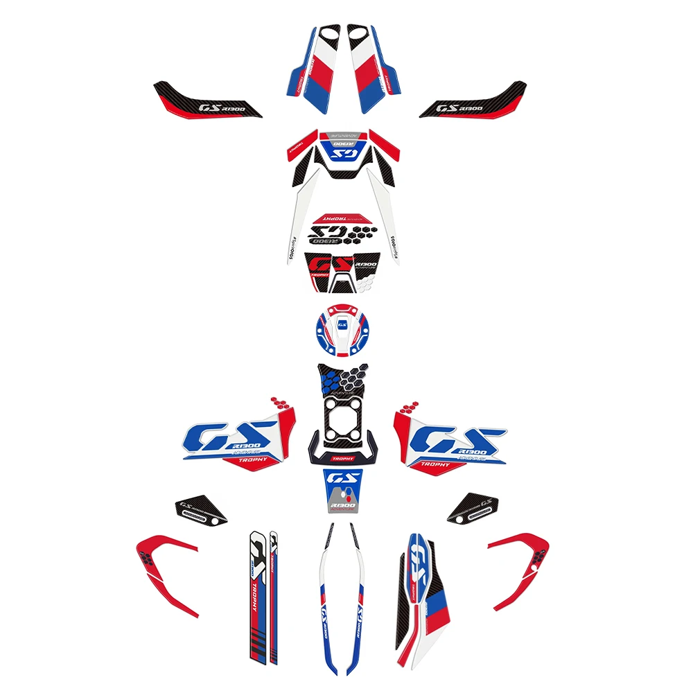 

Полный комплект защиты для R 1300 GS ADV R1300GS Adventure 2024 2025, накладка на бак мотоцикла, 3D полимерная наклейка, защитный комплект