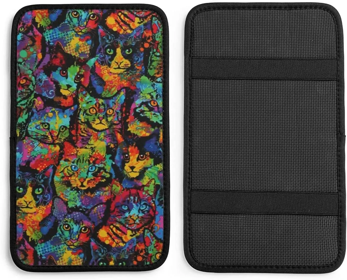 

Милая кошка, Забавный подлокотник, накладка на центральную консоль, универсальный подлокотник, покрытие для автомобильного декора, защитная подушка, аксессуары для автомобиля