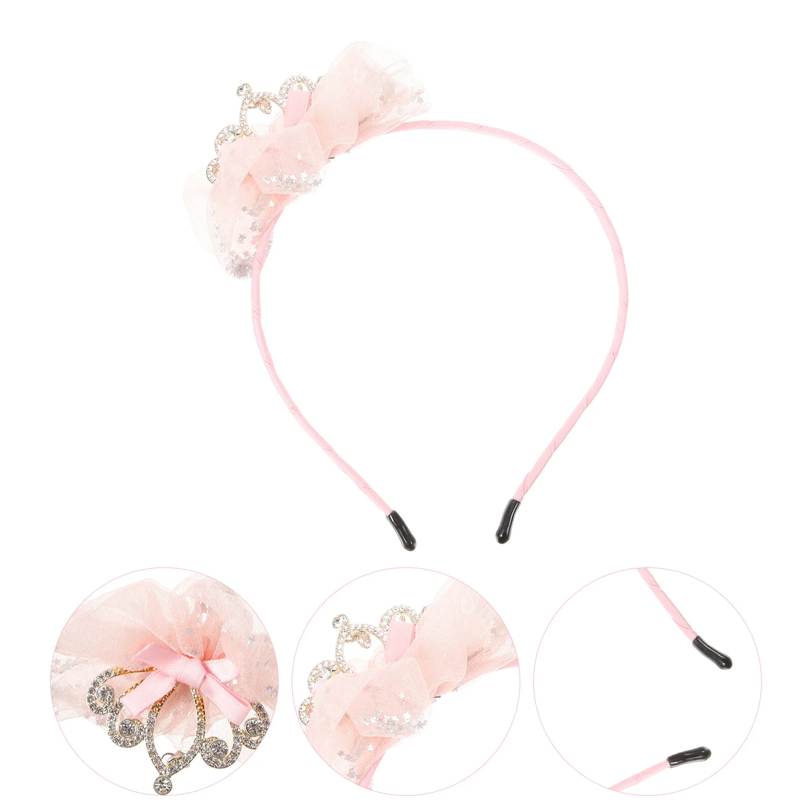 

Decorate Birthday Crown Headband Party Girl Hair Accessories Mesh Cute Child Girls Headbands