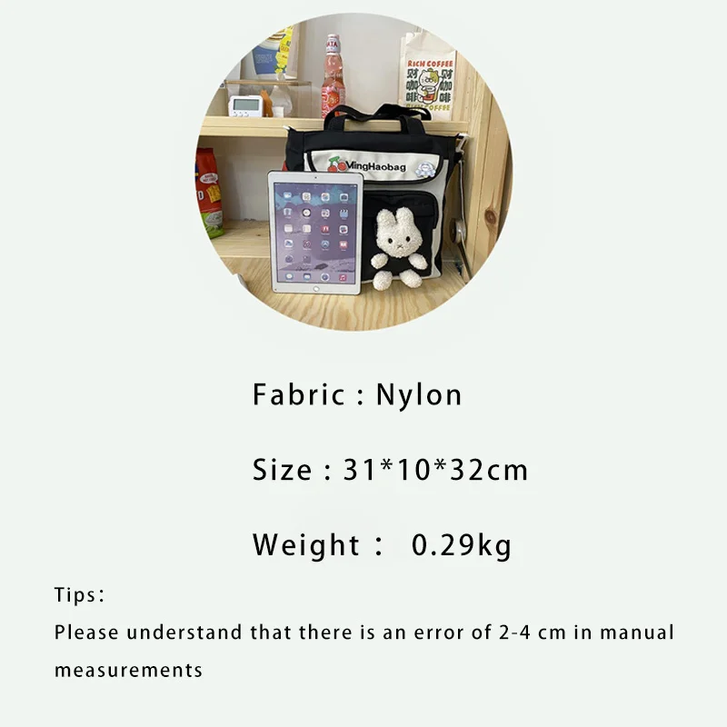 TRAVEASY Cute Satchel Bags Contrast Color Women Fashion Pink Handbag Primary School Student Girls Children Kawaii Shoulder Bags