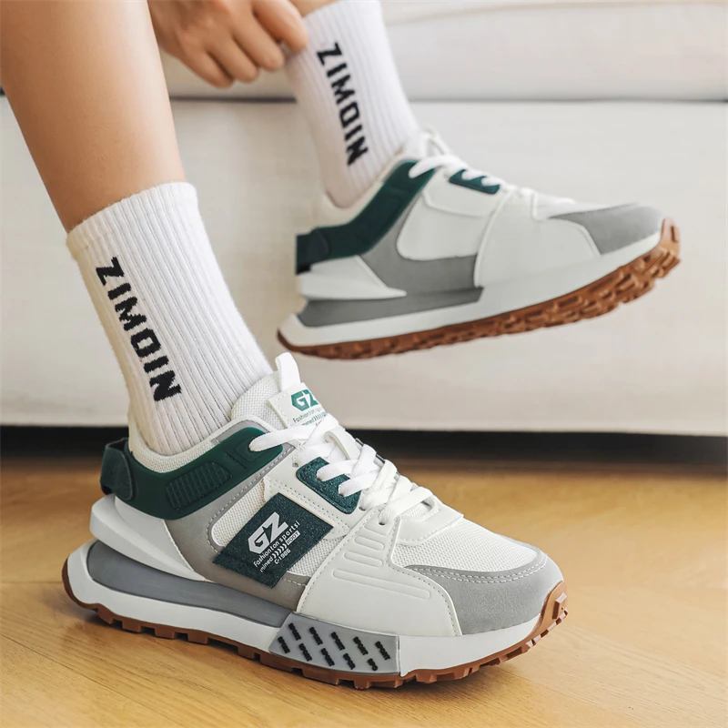 Мужские Повседневные Кроссовки С Дышащей Сеткой Обувь Для Скейтбординга