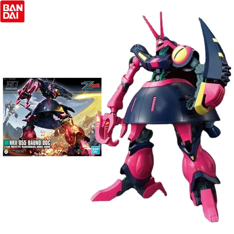 

Bandai Gundam Model Kit Anime Figure HGUC 1/144 NRX-055 DOC Deformable Genuine Gunpla Model Action Toy Figure Toys for Children