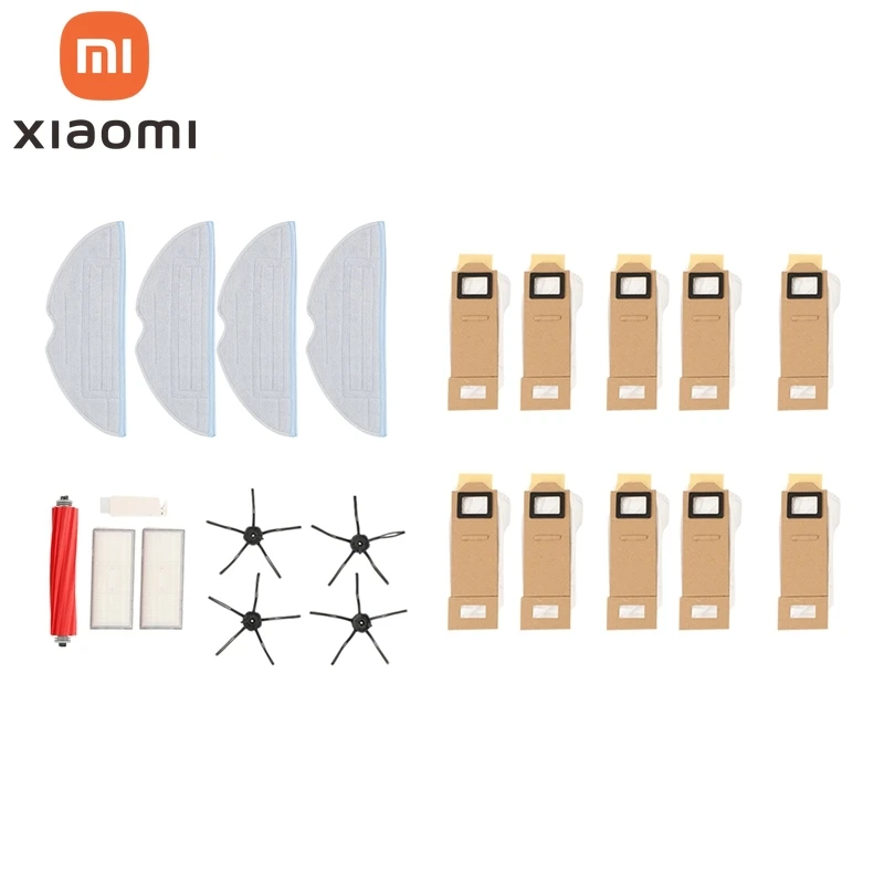 

Запчасти для робота-пылесоса XIAOMI Roborock S7 / S7 Plus T7S, основная щетка, Швабра, фильтр НЕРА, мешок для сбора пыли