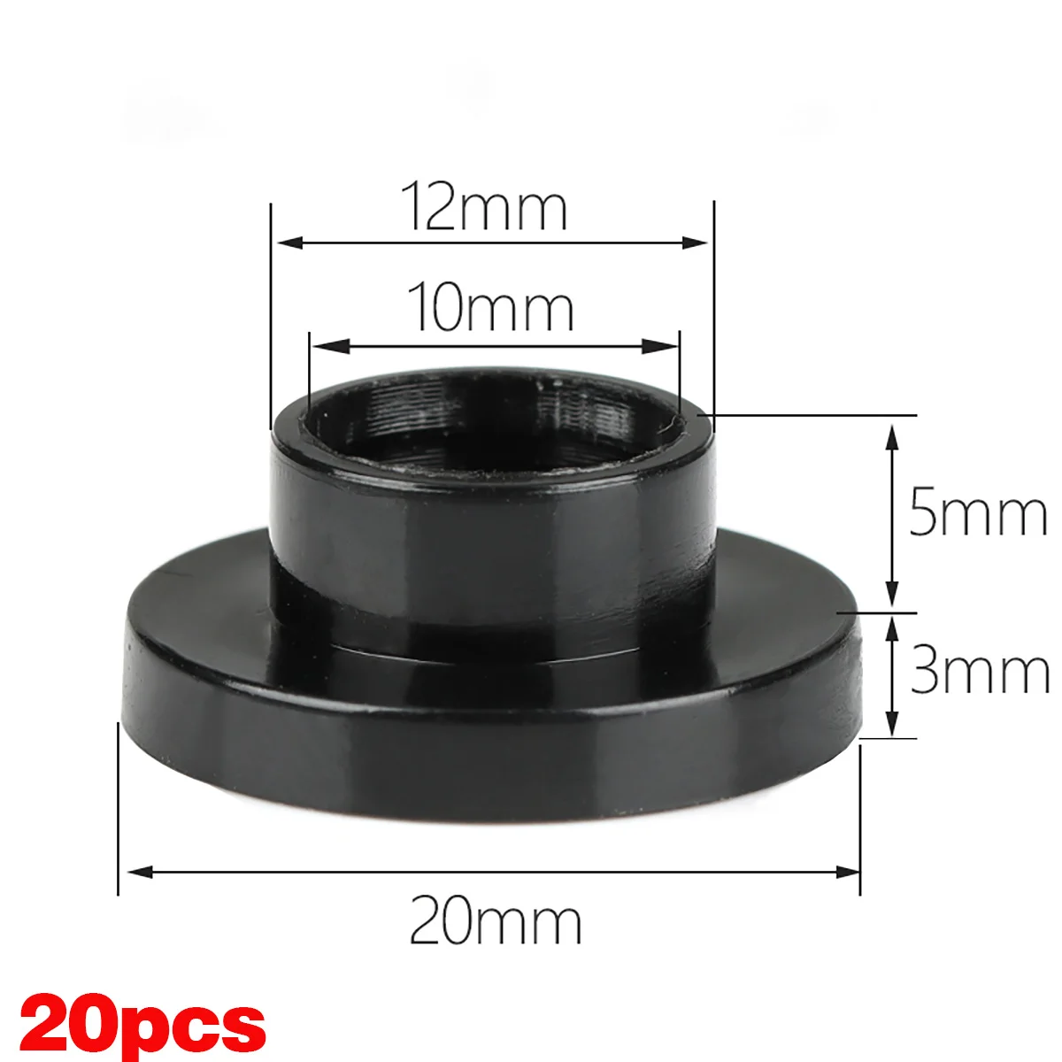 

Нейлоновые ступенчатые шайбы T-типа M3-M16