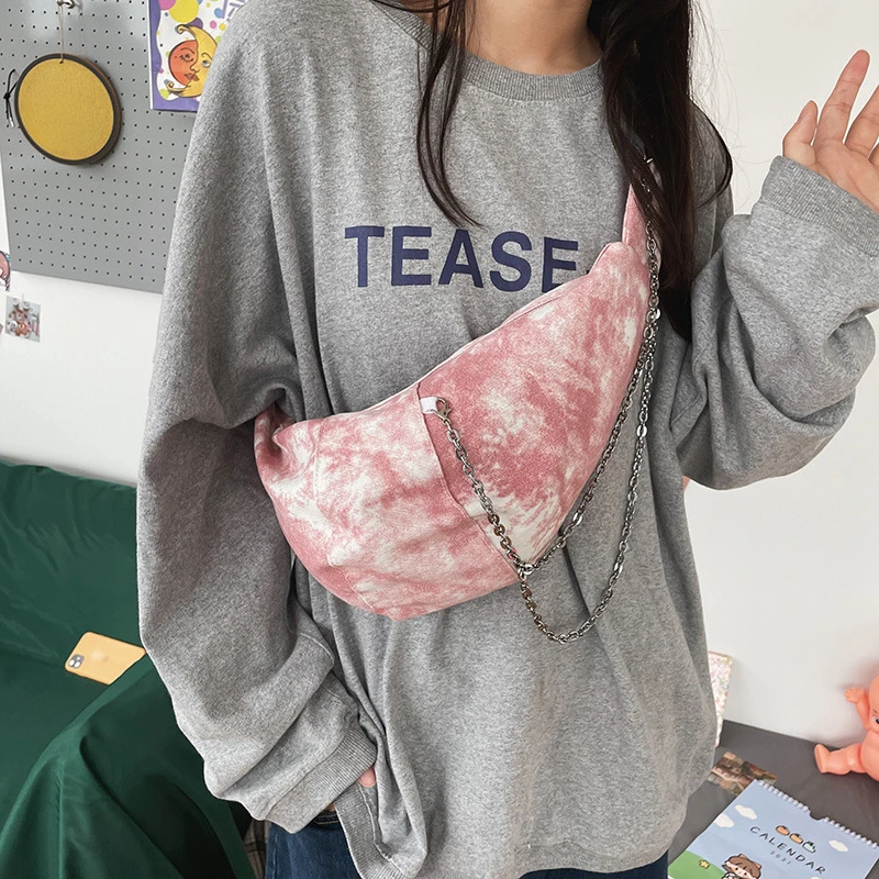 Индивидуальные универсальные нагрудные сумки Y2k в эстетическом стиле модная