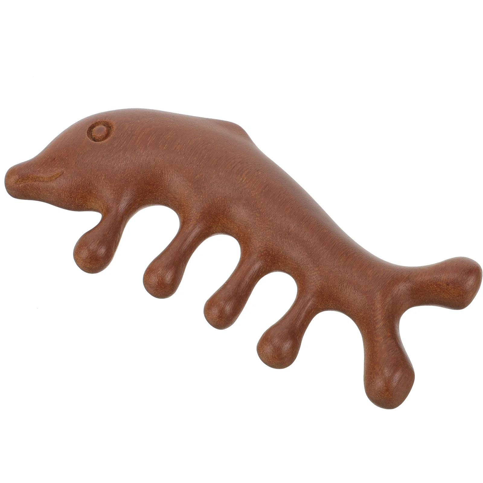 

Tools Handheld Massage Comb Bone Shaped Massager Wooden Body Beauty Scraping