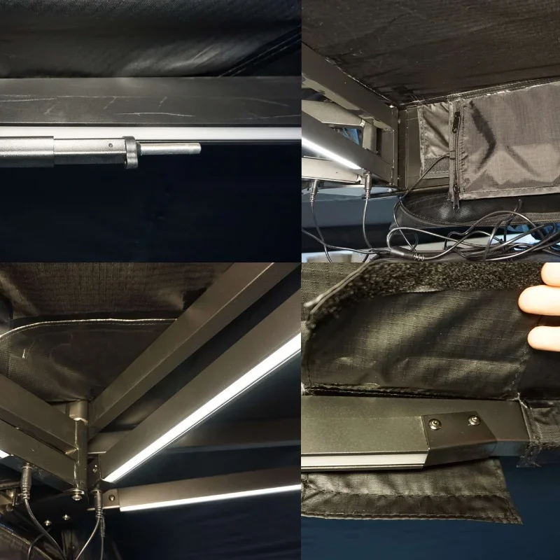 Уличный отдых Remaco выдвижное освещение 270 градусов автономный автомобильный