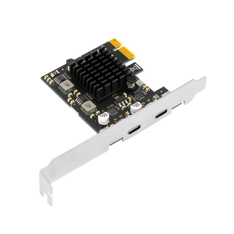 Плата расширения Pcie-Type-C PCI Express PCI-E 1X к USB3.2 Gen2 адаптер для настольного ПК