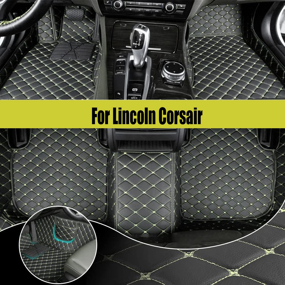 

HUTECRL Car Floor Mat For Lincoln Corsair 2019-2020 Year Upgraded Version Foot Coche Accessories Carpets