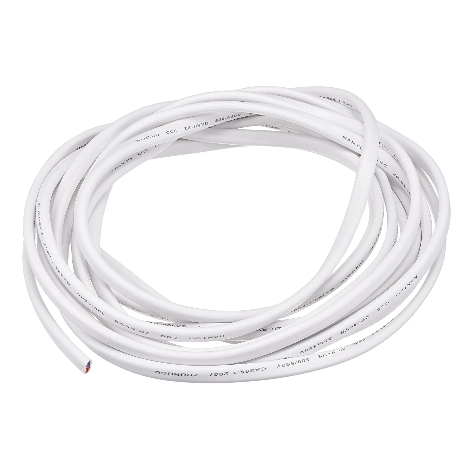 

Uxcell Extension Wire Power Cable Copper Conductor 2 Core 16 AWG 16ft White, Pack of 1