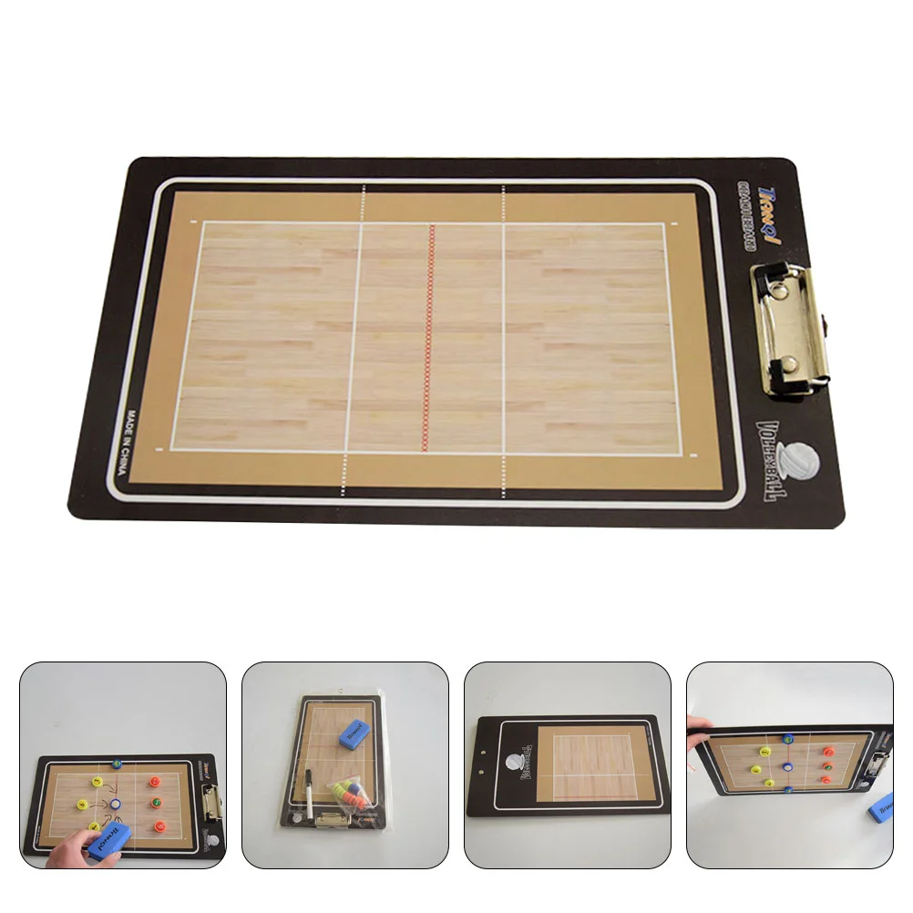 

Volleyball Board Magnetic White Coaches Clipboard Match Equipment Pvc Coaching Professional Tactics Demo