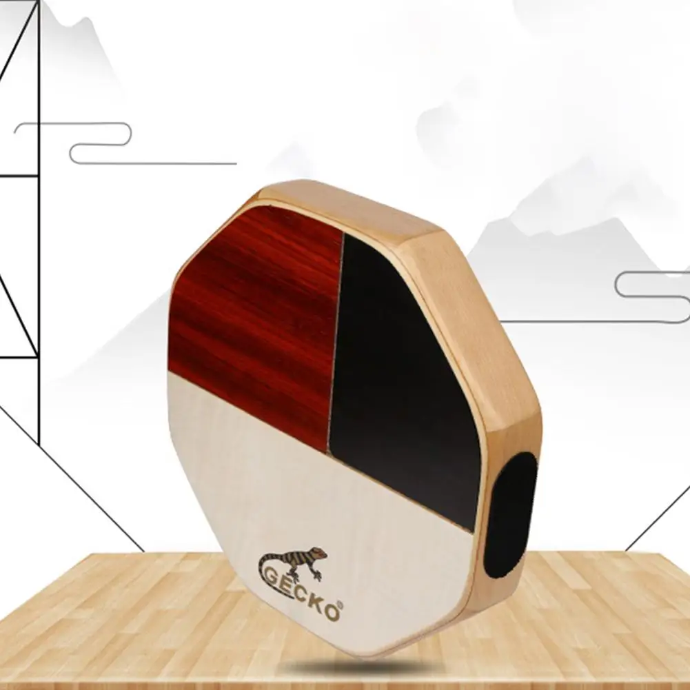 

Барабан Cajon ручной 3-цветный, ударный портативный tamburines Bongo Snare с двойным звуковым эффектом, для путешествий, кемпинга