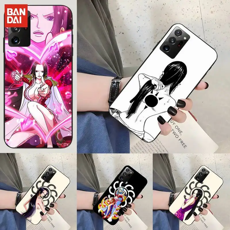 

Bandai Hancock Boa One Piece Phone Case Fundas Shell For Samsung A52 A50s A51 A72 A80 A91 A53 A73 A91 A72018 Cover Luxury