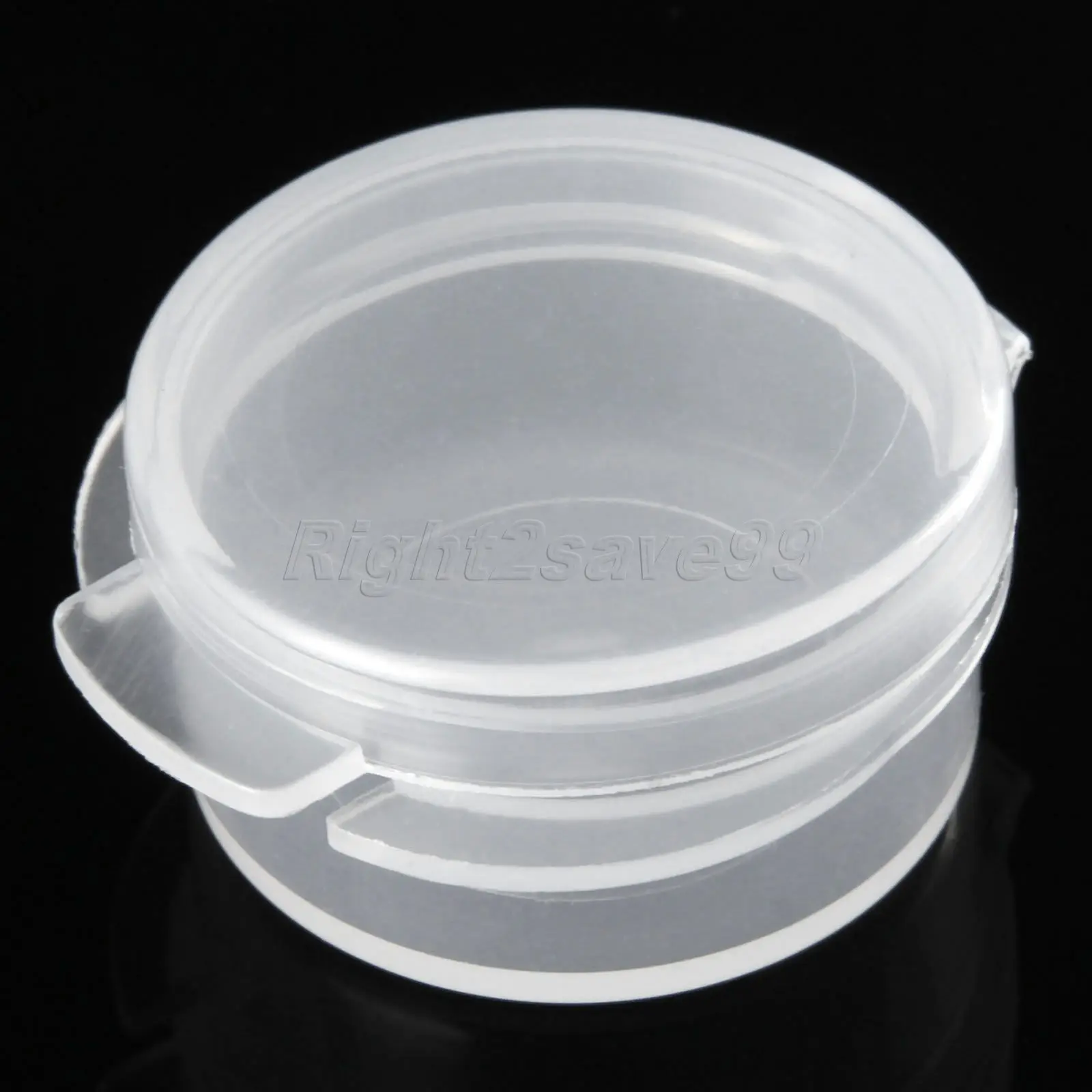 10 штук косметических баночек с кнопкой 5 г, прозрачная пластиковая коробка, мини Q маленький горшочек, герметичная пустая кремовая контейнерная пробка для макияжа, образцовые бутылочки.