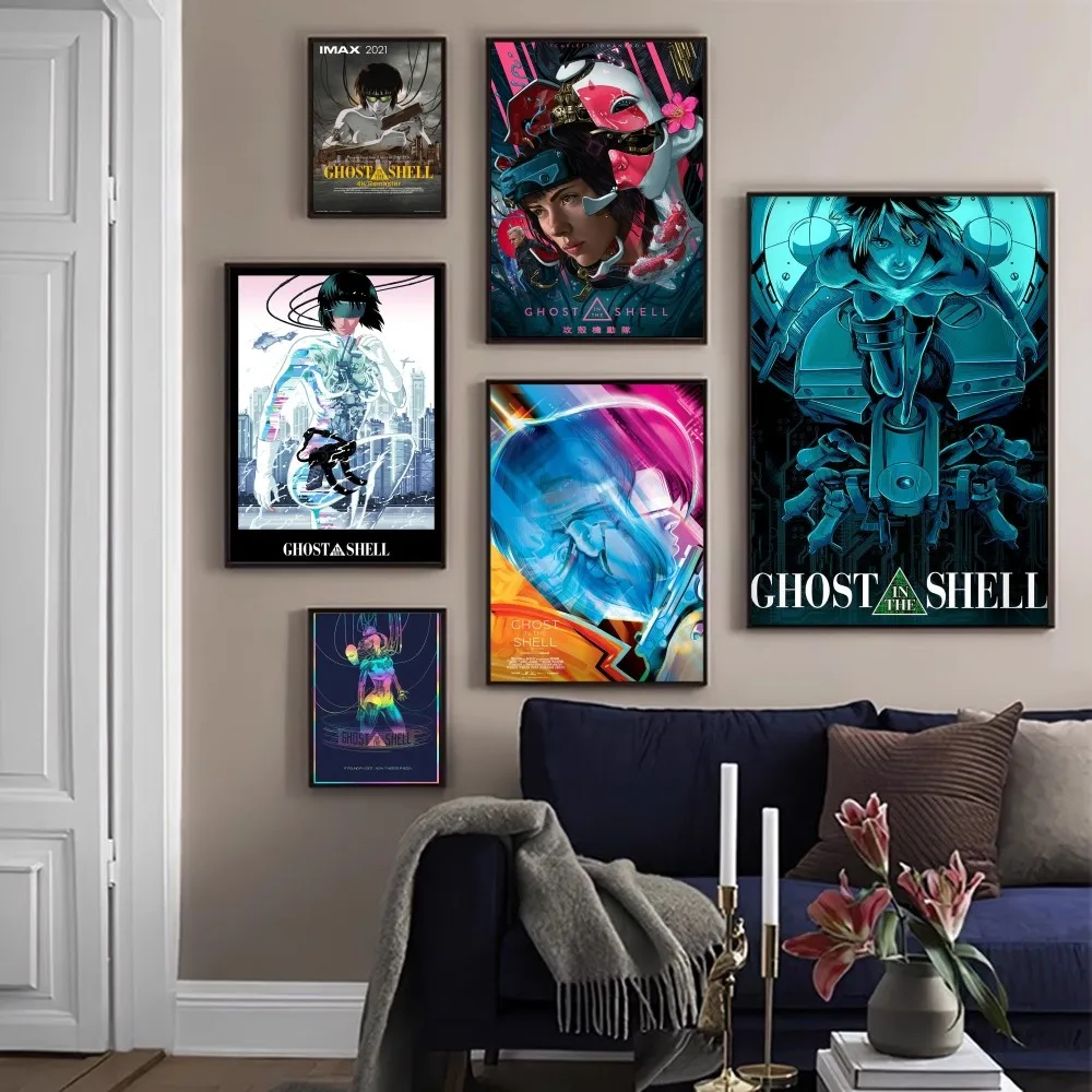 Японское аниме привидение в Ракушке самоклеящаяся искусство фотообои наклейки