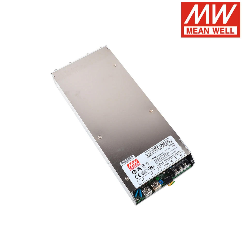 MEAN WELL RSP-1000-12 110/220 В переменного тока в постоянный ток 12 60 А 720 Вт одиночный выходной