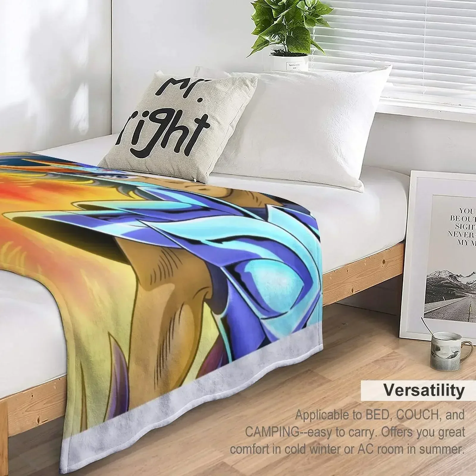 Одеяло Saint Seiya Knights of the Zodiac Ikki Phoenix декоративные одеяла для пляжа Хэллоуина