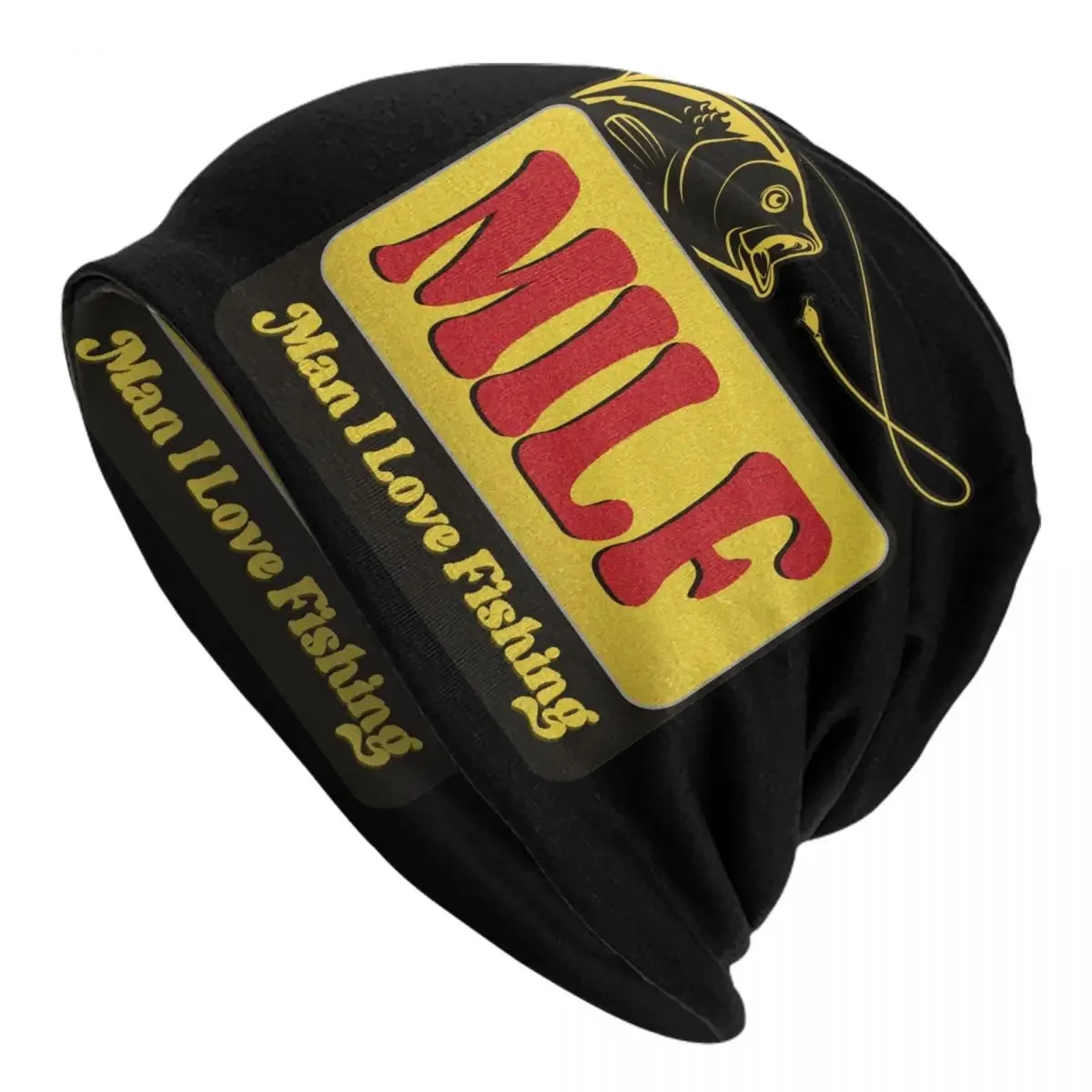 

Шапка-бини Milf для мужчин и женщин, зимняя теплая вязаная шапка в стиле унисекс, для лыж и активного отдыха