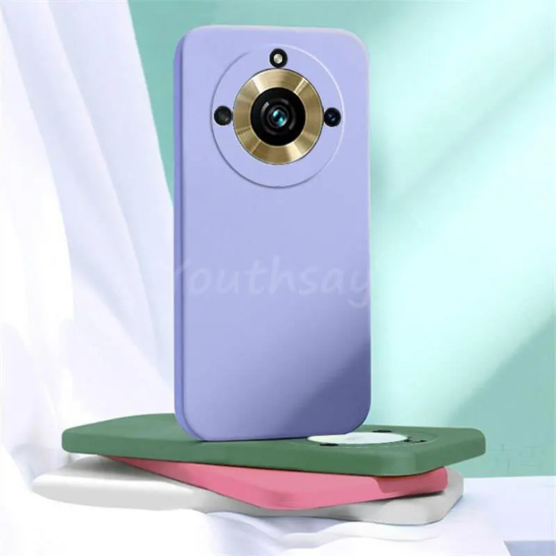For Realme 11 Pro Plus Case Cover Realme 11 Pro Plus Funda Coque Soft Original Liquid Silicone Phone Case Realme 11 Pro Plus