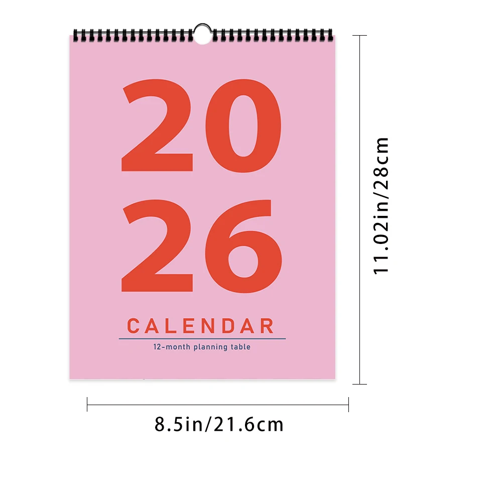 

Настенный календарь 2026 год, абстрактный дизайн, цвета Моранди