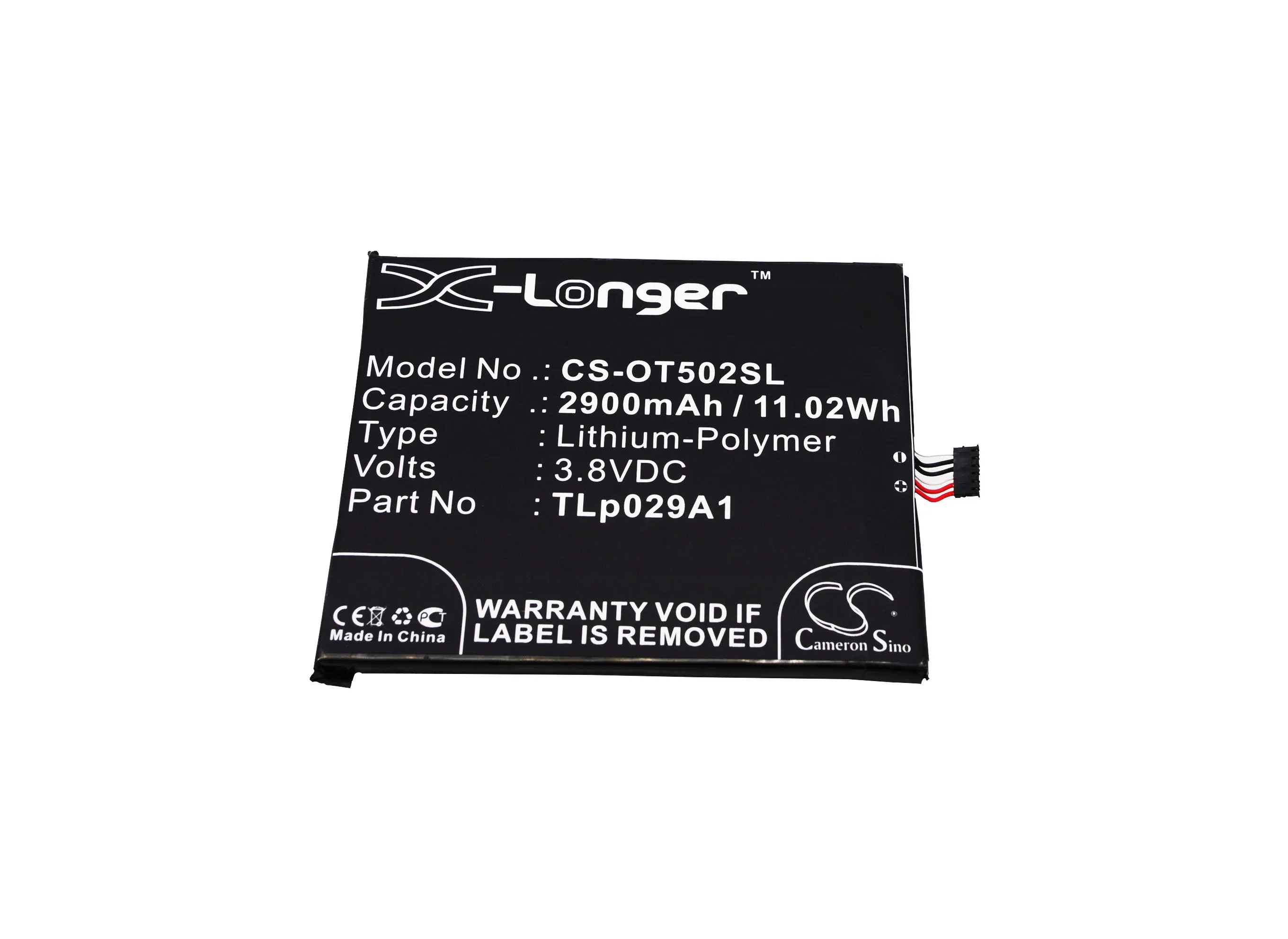 Высококачественный аккумулятор Cameron Sino CAC2910008C1 TLp029A1 для Alcatel One Touch Pop 3 5 OT-5025 OT-5025D -