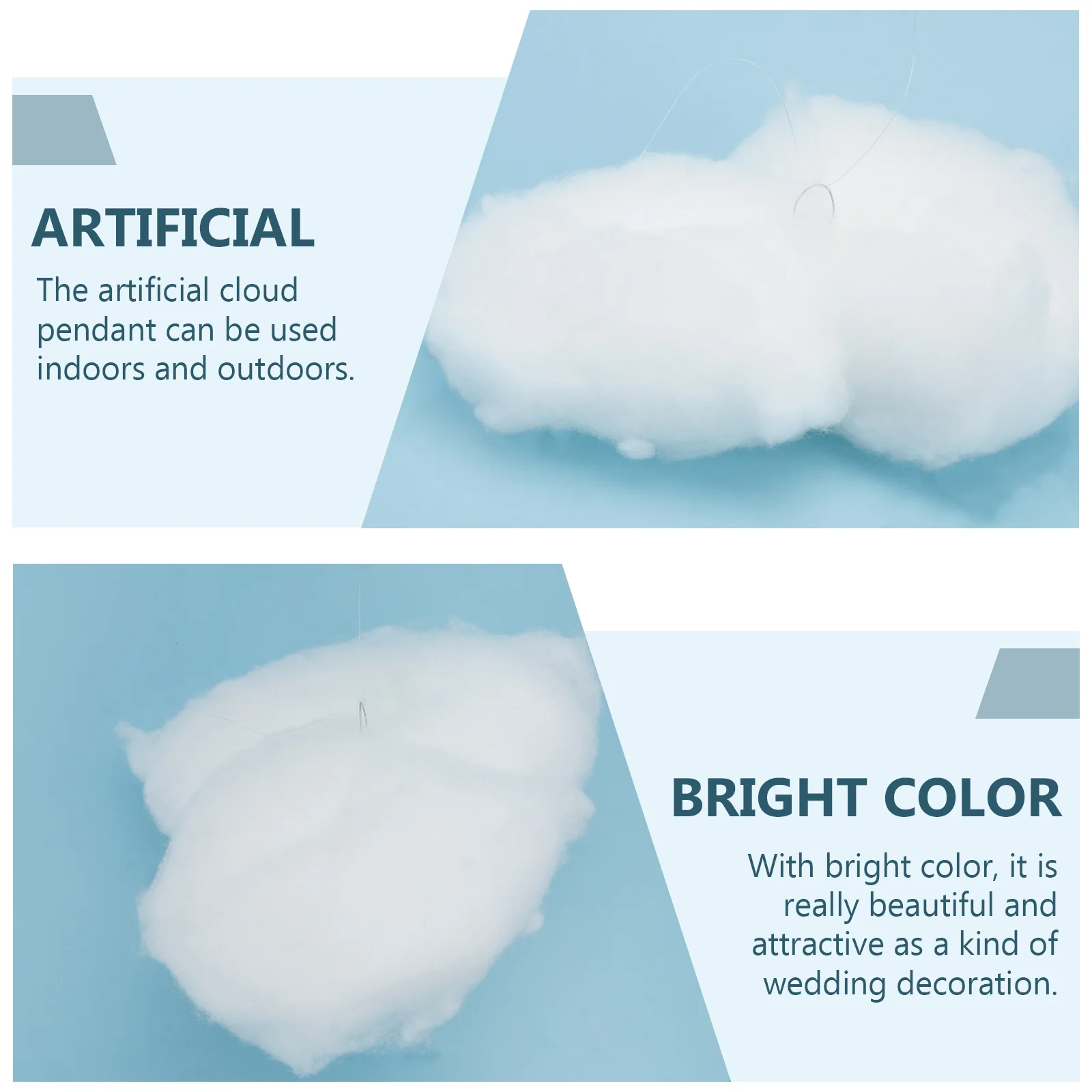 3 шт. декор с имитацией облаков игрушка-подвеска свадебный креативный подвесной