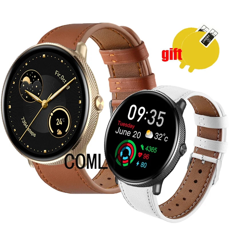 

3 в 1, кожаный ремешок для Zeblaze GTR 3 Pro