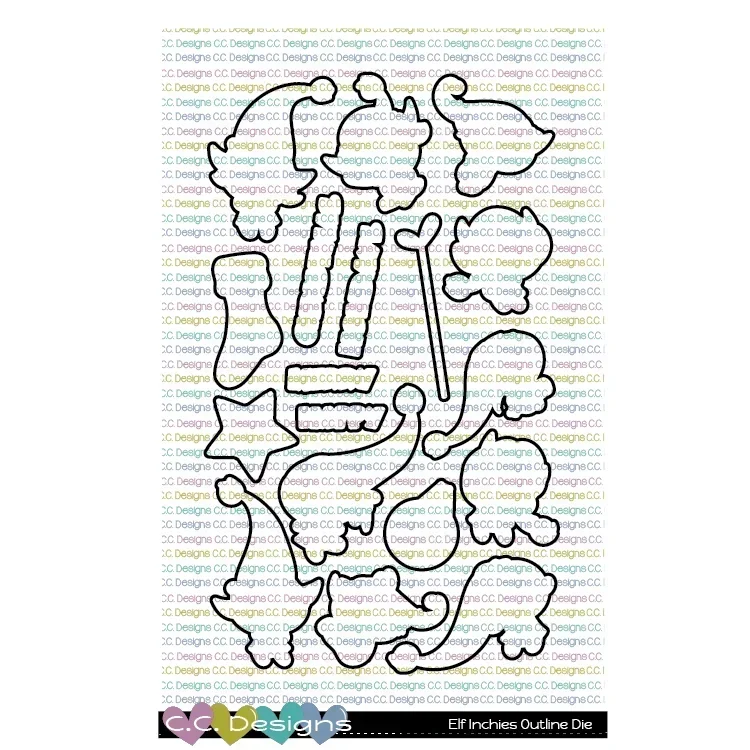 Счастливого Рождества металлические Вырубные штампы и Сделай Сам Скрапбукинг