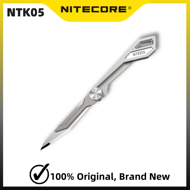 

Nitecore NTK05 Ultra-Tiny Titanium Keychain Knife for EDC Multiple Purpose Folding Knife