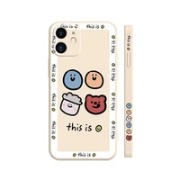 for iphone 13 case cartoon painted shell silicone soft tpu for iphone 12 11 pro max xr x xs max 7 8 plus se2020 cute phone case