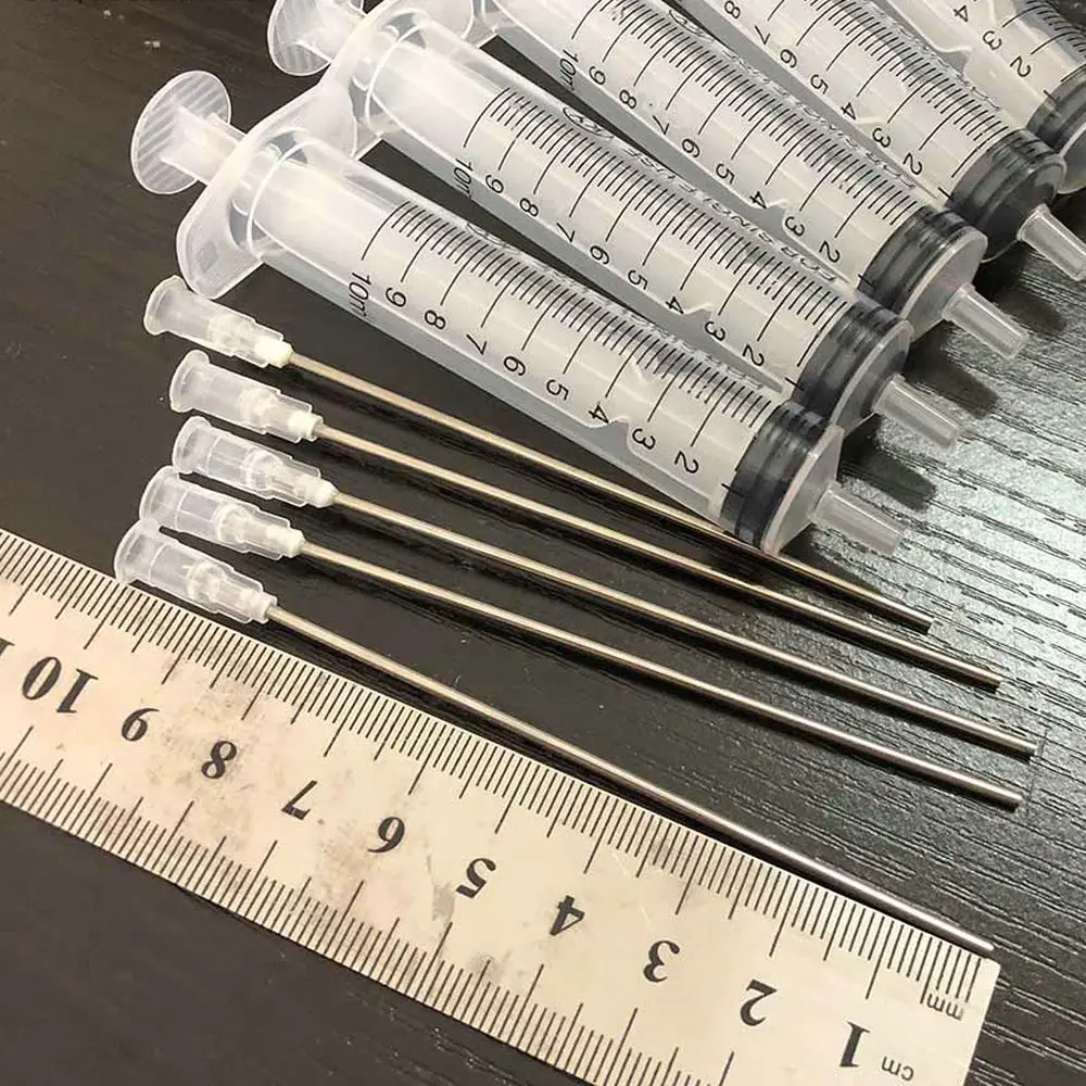 

5pcs Add the ink tool 10ML syringe injector for refilling ink CISS ink cartridges with 10cm long needle