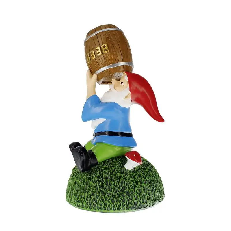 

Simulation Resin Garden Dwarf Doll 6 Inch Statue Ornament Funny Toys For Children Christmas Home Garden Bedrooom Decoration Gift