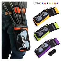 1pcs quiver adjustable belt right hand arrow bag for recurve and compound bow hunting and shooting 7 color