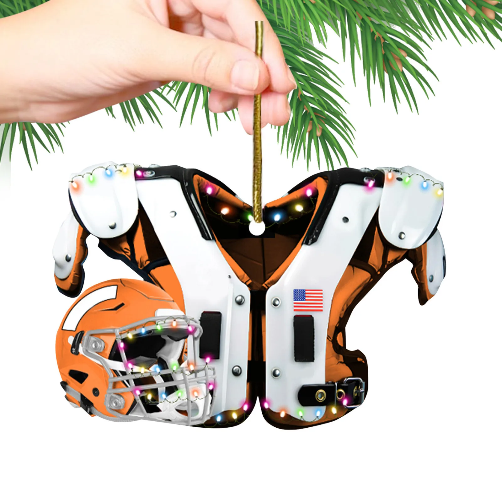 Креативные Наплечные подушки и шлем DIY для американского футбола украшение