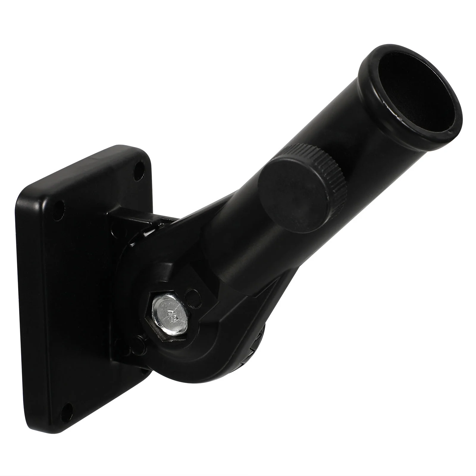 

Flag Pole Holder Aluminium Alloy Flag Pole Bracket for Your Flag Poles Flag Pole for The Home Patio Lawn Black