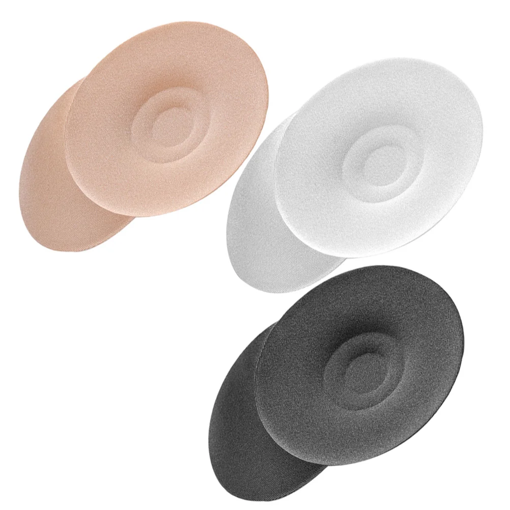 3 Pairs Invisible Inserts Practical Pads ( Black Complexion )