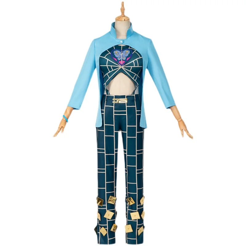

Anime JoJo's Bizarre Adventure Jolyne Cujoh Cosplay Costume Halloween Christmas Gift Fancy Stage Performance Props Anime Decor