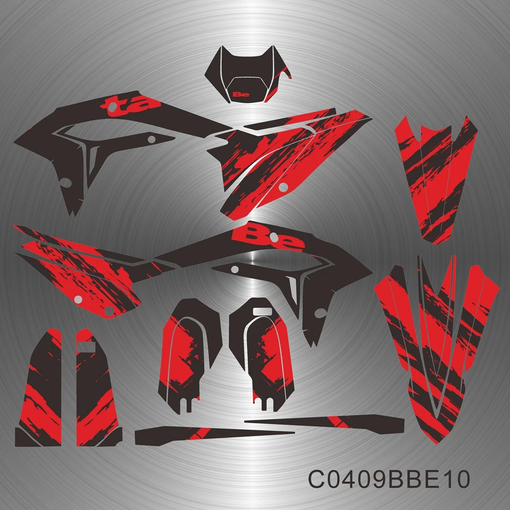 

Для BETA X TRAINER X-TRAINER XTRAINER 250 300 2023 2024, наклейки, комплект графических наклеек, полный комплект для мотоцикла C0409BBE