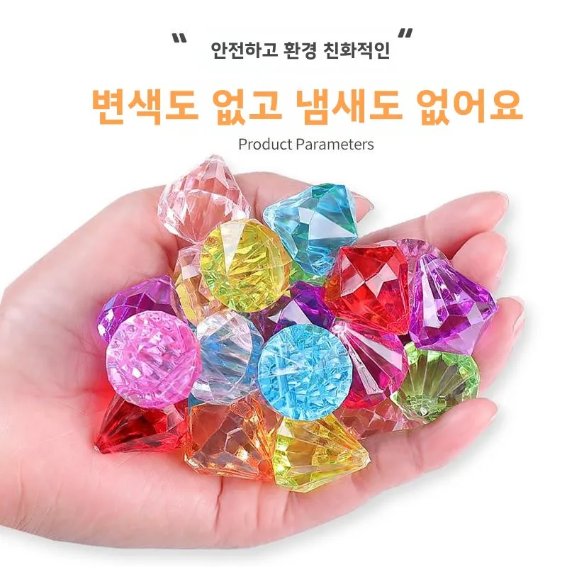 Детская игрушка с драгоценными камнями для девочек алмазный кристалл пластик