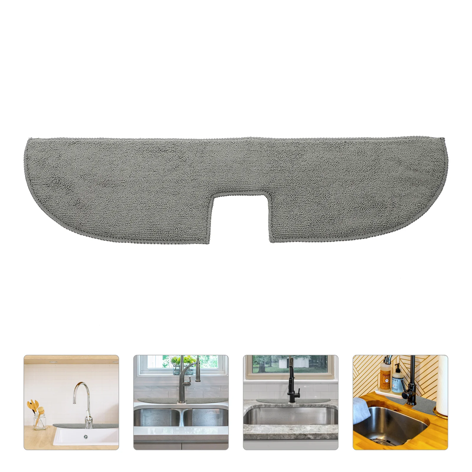 

Sinkmat Absorbent Kitchen Mats Catcher Pads Guard Water Protectors Drip Drying Pad Protector Washablehome Fiber Backsplash