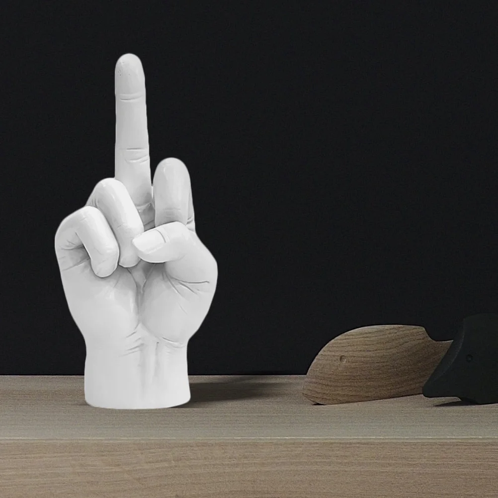 Ручная ваза для цветов скульптура пальца украшения стола украшение рабочего из