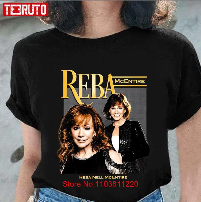Американская музыка Винтажная Футболка Reba mcwhole подарок на день Хэллоуина лучший