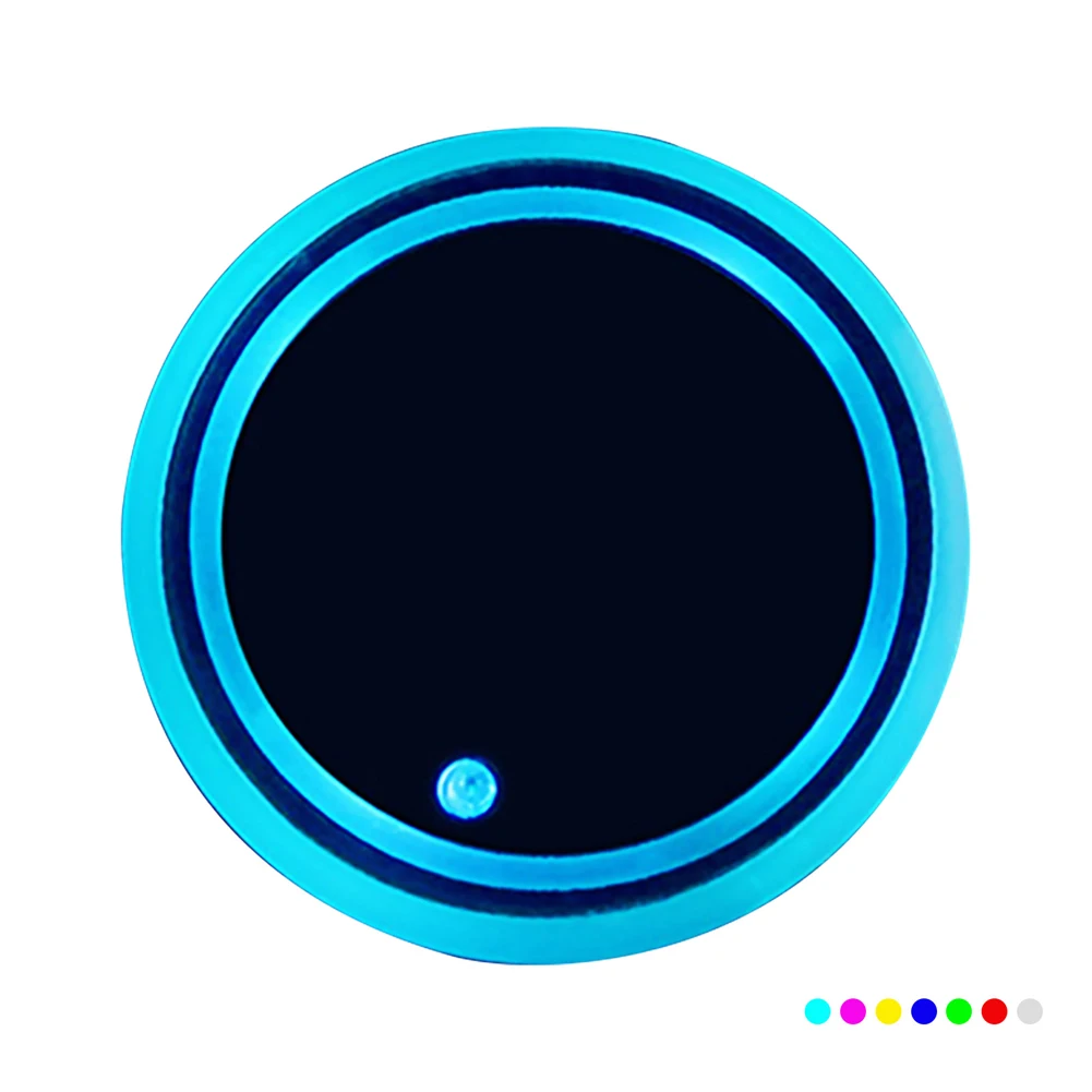 2 шт. светодиодные подстаканники с зарядкой через USB атмосферный светильник