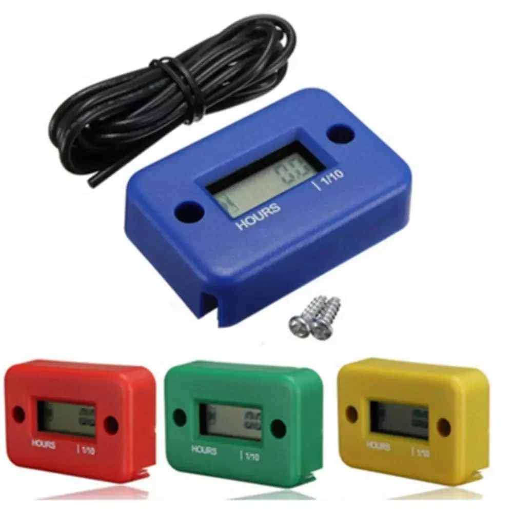 

Waterproof Digital Hour Meter for Motorcycle ATV Snowmobile Boat Dirt Gas Engine LCD Digital Hour Meter