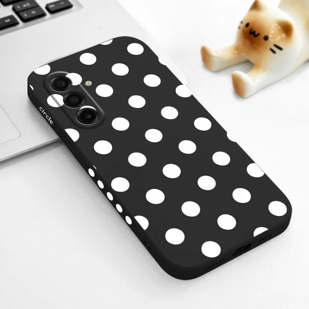 Фото Round Dot Phone Case For Samsung Galaxy A57 A37 A27 A17 A56 A36 A26 A16 A06 A55 A35 A25 A15 A05 A54 A34 A24 A14 Cover №5