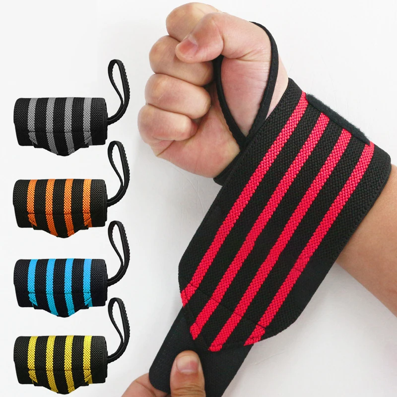 

1PCS Weightlifting Wristband Wrist Wraps Bandages Brace Powerlifting Gym Fitness Straps Support Sports Equipment