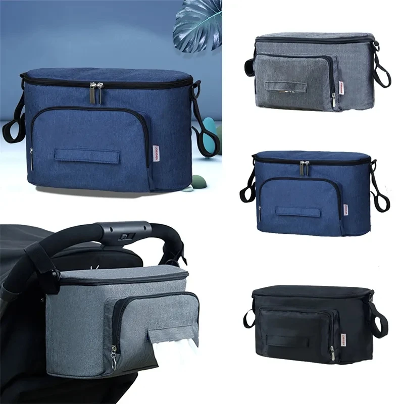 

Baby Stroller Organizer Diaper Bag Large Capacity Mommy Bag Travel Hanging Carriage Pram Stroller Storage Accessories