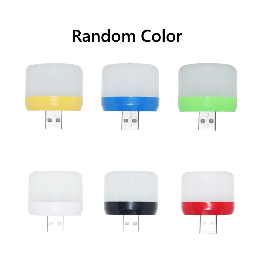 

Лампа с USB-разъемом для компьютера, маленький круглый ночник с USB-зарядкой для компьютера, атмосферный светильник с внешним аккумулятором